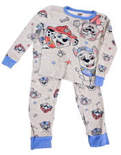 Nickelodeon 5T Boys gray Paw Patrol PJ set. Paw Patrol characters.