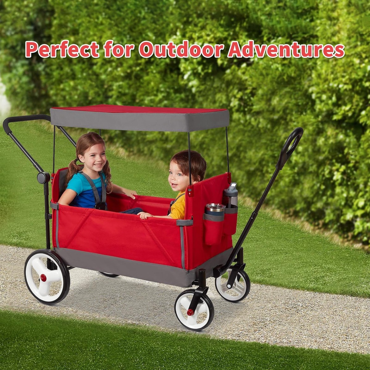 Wagon Canopy Attachment Compatible with Radio Flyer, Portable