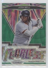 2021 Panini Prizm Fearless Green Wave Prizm Josh Bell #FR-19 11bp