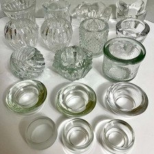Glass Candle Holders - Pick Your Choice