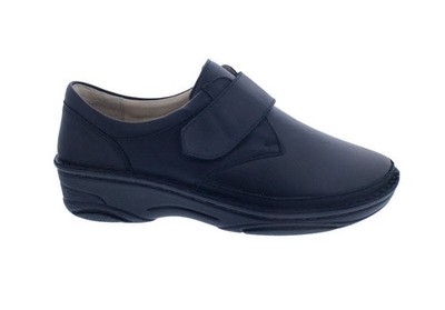 Berkemann Denise Loafer 3485-906, Black, Leather/Stretch, Hook and Loop, W