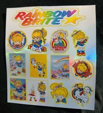 Rainbow Brite Sticker Sheet