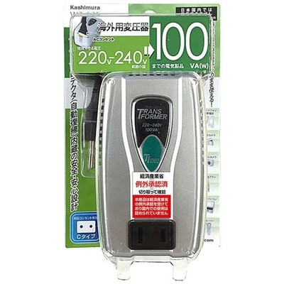 Kashimura WT-53E Step Down Transformator NEU 220 ~ 240 V auf 100 V/100 VA aus...