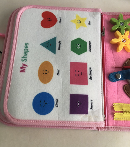 Guolely Tavola Occupata Panno Feltro Giocattolo Montessori - Foto 7 di 7