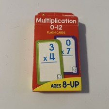 Multiplication Flash Cards 0-12 Flash Cards Elementary Grade Math for Ages 8