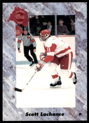 1991-92 Classic Draft Picks Scott Lachance New York Islanders #4