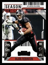 2024 Panini Contenders - Season Ticket Bijan Robinson #6 Retail