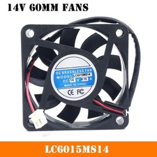 DC 14V 60mm 6cm Fans For LC6015MS14 DC14V 0.15A 6015 6CM 2-wire Cooling Fan