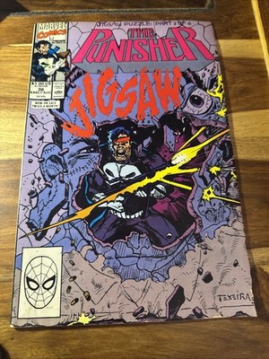 The Punisher #36 VF Marvel Comics 1990  Jigsaw Puzzle Part 2 High Grade NM