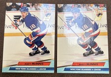 (2) 1992-93 Fleer Ultra  - Marty McInnis Islanders #347 RC Rookie Hockey Cards!