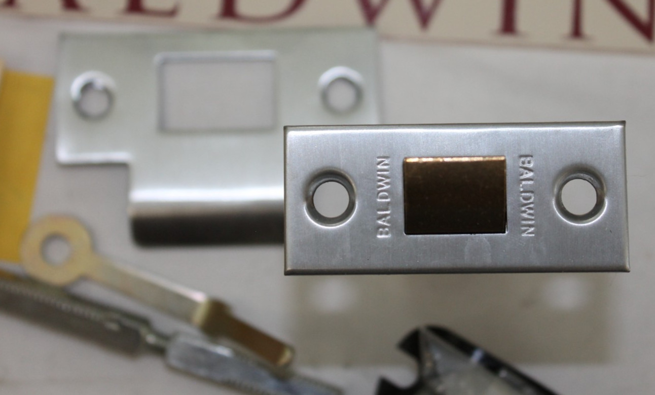 Baldwin 8513-264-P Privacy Lever Latch Bolt 2-3/8" 2.375 BS Satin Chrome NEW