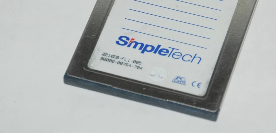 Simple Tech 128MB Flash PC Card PCMCIA TYPE-1 PC Memory Card Vintage (UD1) - Image 4 of 4