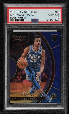 2017-18 Panini Select Concourse Blue Prizm /299 Markelle Fultz #68 Rookie RC h8k