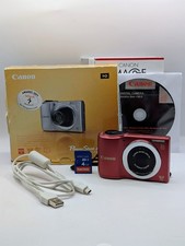 Canon PowerShot A810 HD Digital Camera 16MP 5x Zoom Red Boxed w/ 4GB Memory Card