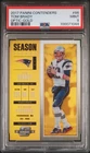 Tom Brady 2017 Contenders Optic GOLD /10 PSA 9 MINT First Year Patriots #86