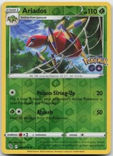 Ariados Reverse Holo Uncommon Pokemon GO 007/078 NM