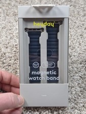 Heyday Magnetic Apple Watch Band 38/40/41mm   Blue Adjustable Strap   New