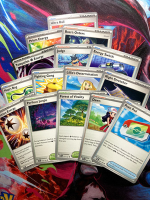 Pick Ur Own Pokemon TCG Trainer Card! Item/Tool/Supporter/Special Energy/Stadium