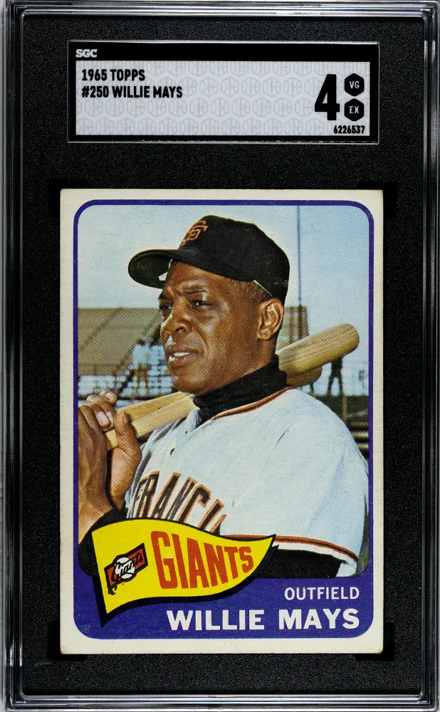 1965 Topps Willie Mays #250 SGC 4