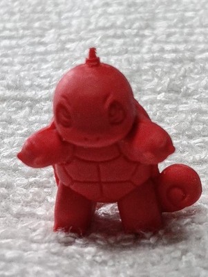 Squirtle Pokemon Mini Figure Eraser C.G.T.S.J Vintage Toy Japanese Nintendo E3
