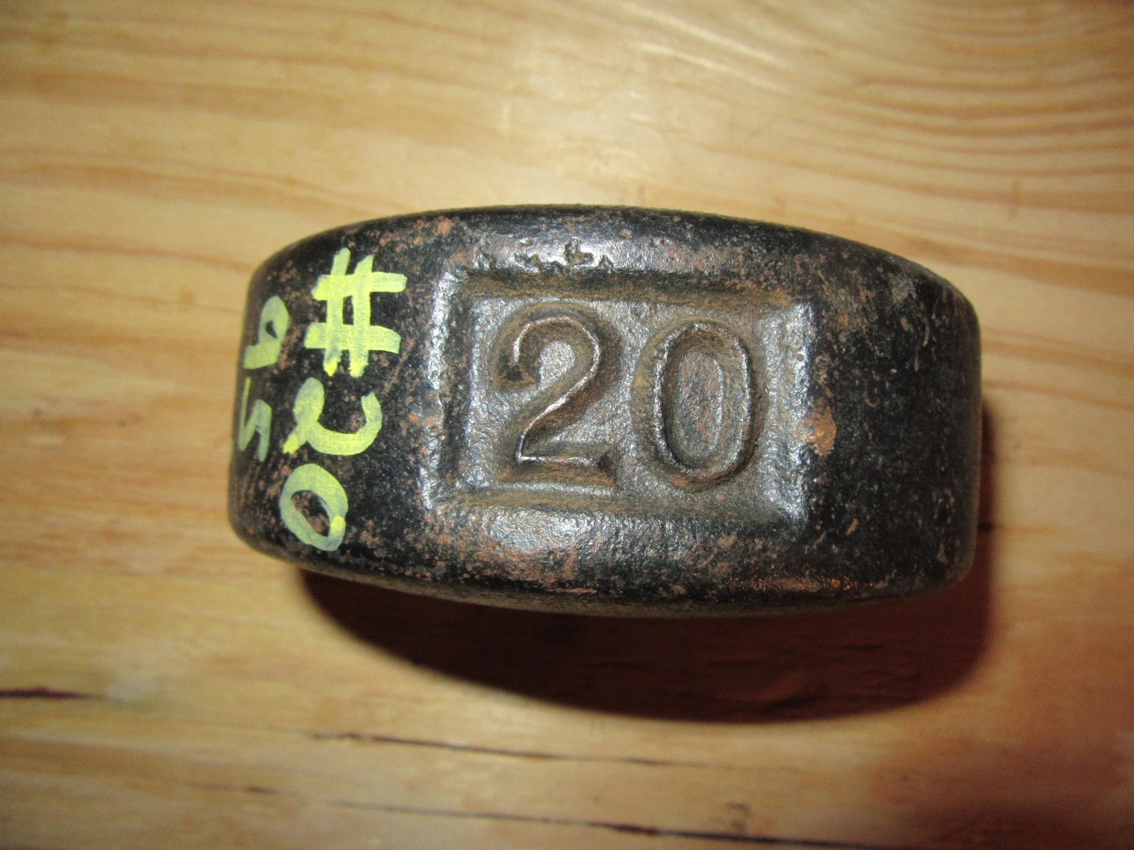 YORK Roundhead Half 20 Pound Blob Grip Number Side 2nd Generation