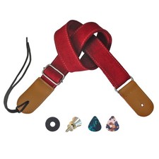 Ukulele Strap Soprano Concert Tenor Baritone Banjo Mandolin Cotton Linen Leat...