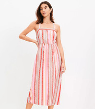 NWT e: LOFT Striped Cotton Sundress (Size 0)