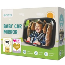 Onco Baby Car Mirror for Rear Facing Seats Double Award Winning, NonSlip
