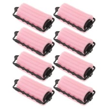 8 PCS Sponge Hair Curlers Self Holding Rollers Sleeping Soft Foam Volume Waves