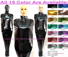 Unisex Shiny Metallic Mummy Suit Costumes Sleeping Bag Sleepsacks Body Bags F137