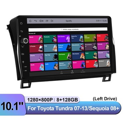 JOYING Android13 Qualcomm Head Unit 10.1inch For Toyota Tundra Sequoia 2007-2013
