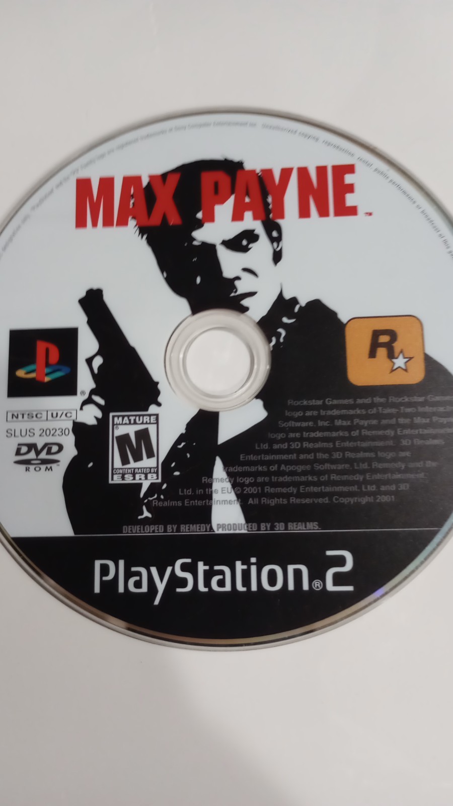 Max Payne-DISC ONLY-(Sony PlayStation 2, 2001)