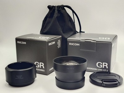Ricoh GT-2 Tele Conversion Lens & GA-2 Adapter for GR IIIx, listed from Japan