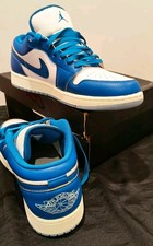 Nike Air Jordan 1 SE Blue UK Size 9 Trainers Shoes Boxed 