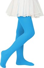 Girls Ballet Dance Tights for Toddler Baby Soft Athletic 3-6 Years, Blue