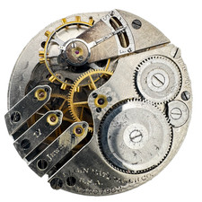 Antique 16s 1913 Elgin 7 17 Jewel Mechanical Pocket Watch Movement 382 USA