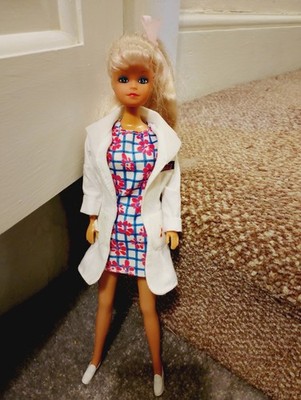 Vintage 1990s Steffi Love Doctor Dr Steffi Doll Dentist White Coat Puppe Rare