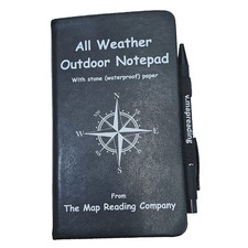 Small notebook and pen weatherproof 