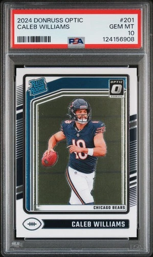 2024 Panini Donruss Optic #201 Caleb Williams PSA 10