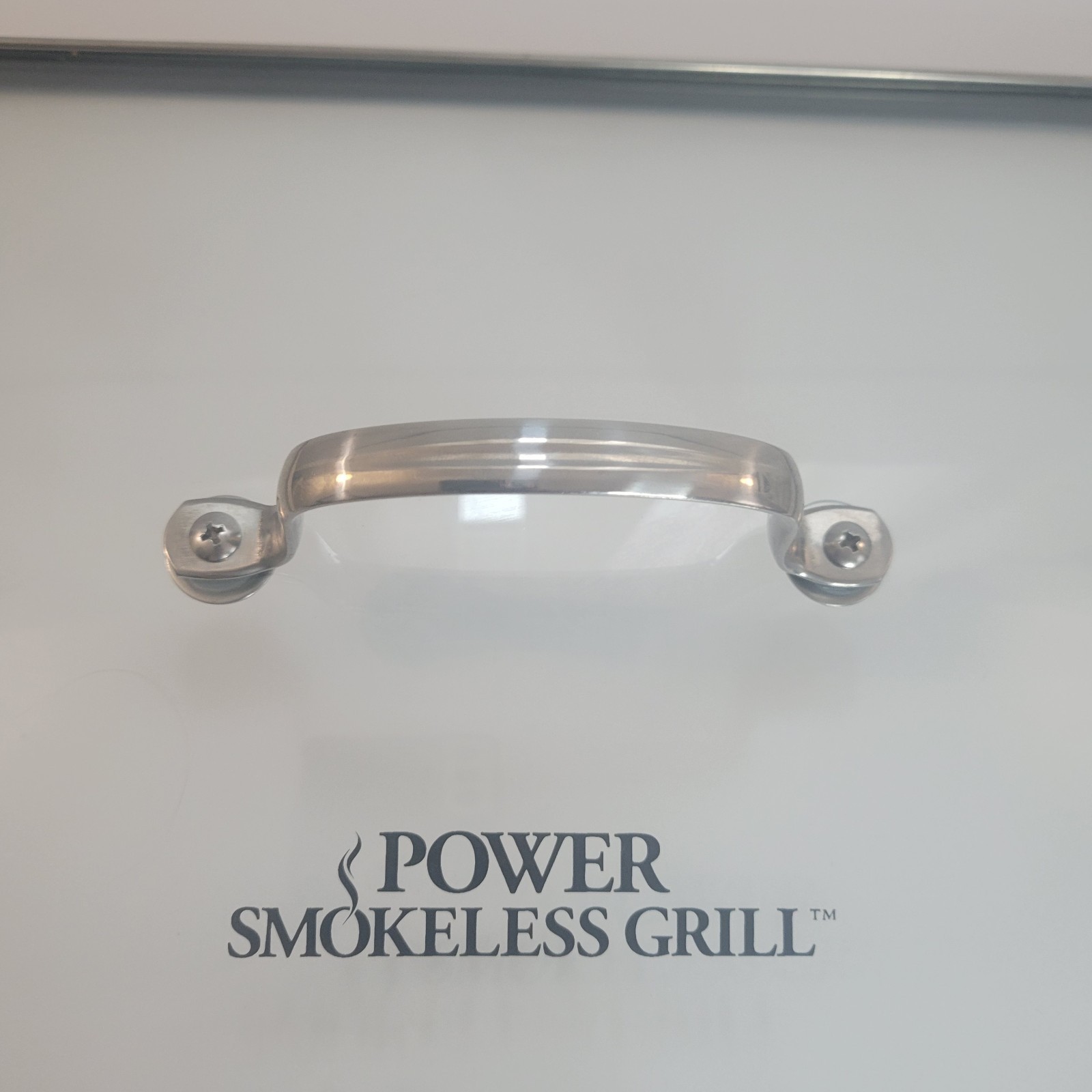 Power Smokeless Grill PG-1500 Glass Lid & Handle Replacement 16" x 10"