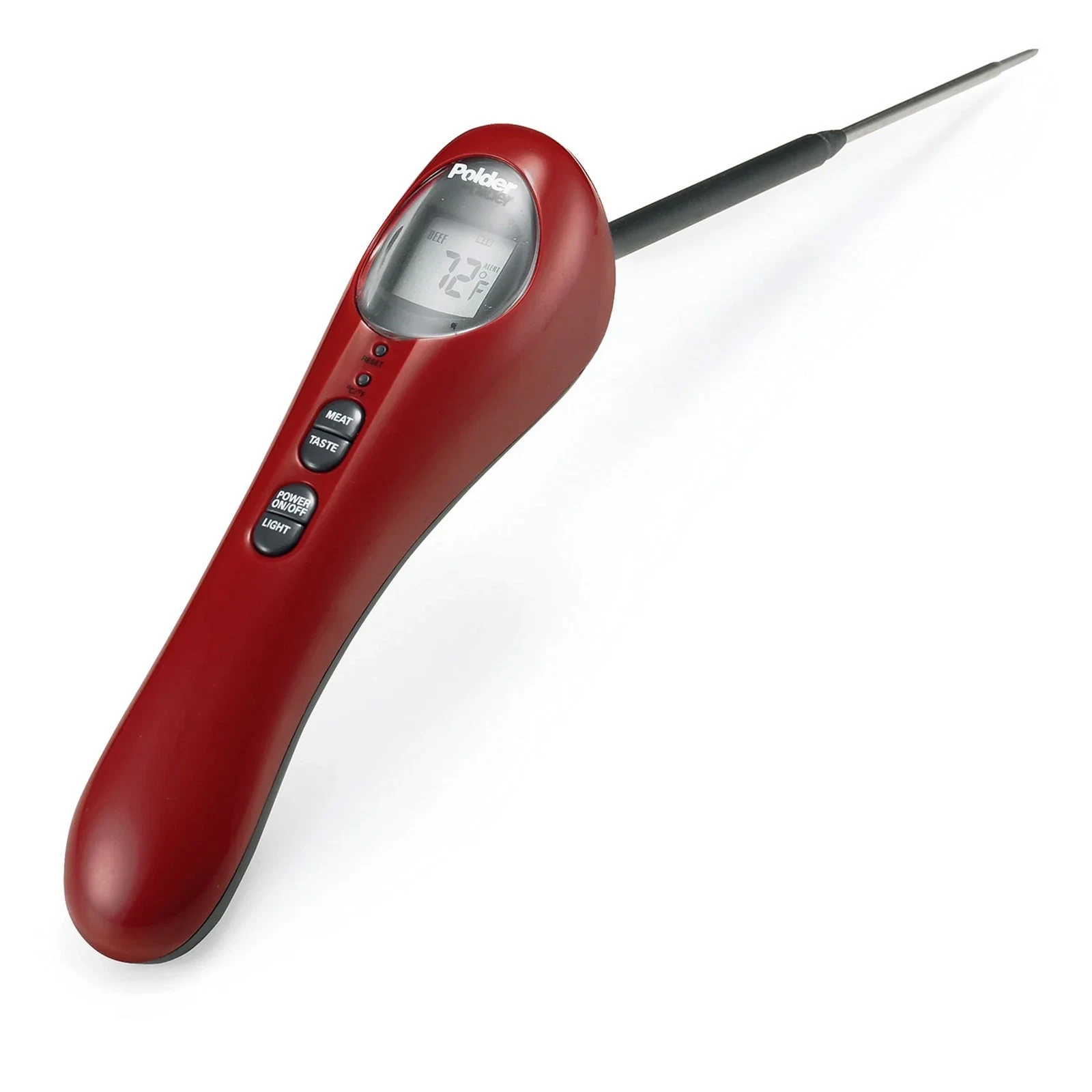 Polder Safe Serve Digital Instant Read Grill Thermometer w/ 10 Inch Probe, Red
Opens in a new window