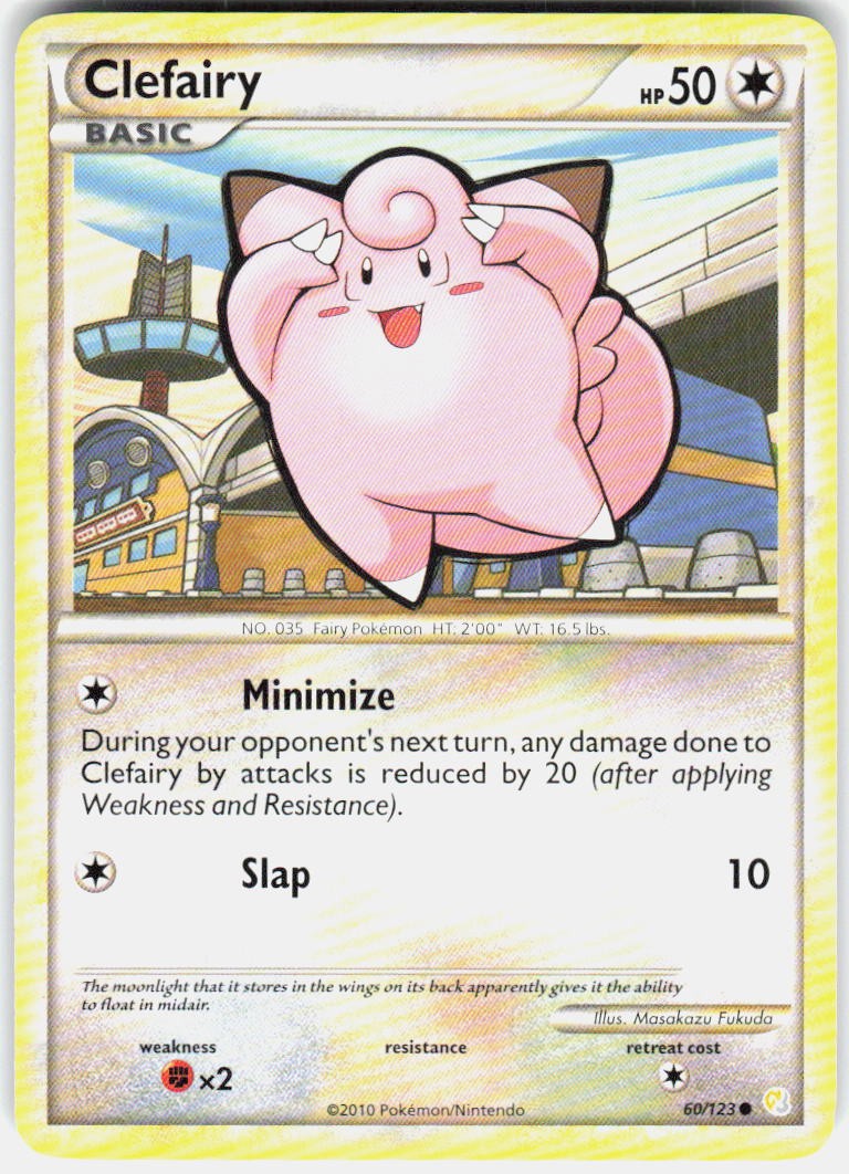 Clefairy 60/123 HeartGold SoulSilver Pokemon