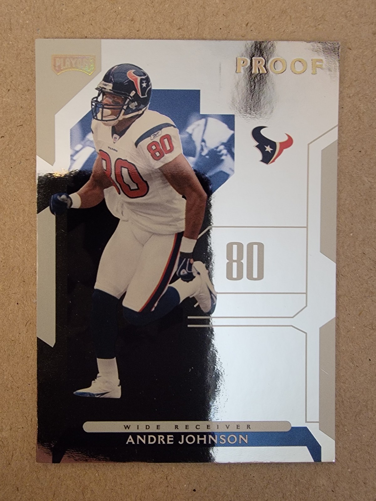 2006 Playoff NFL Playoffs - Andre Johnson #3 Gold Proof /100