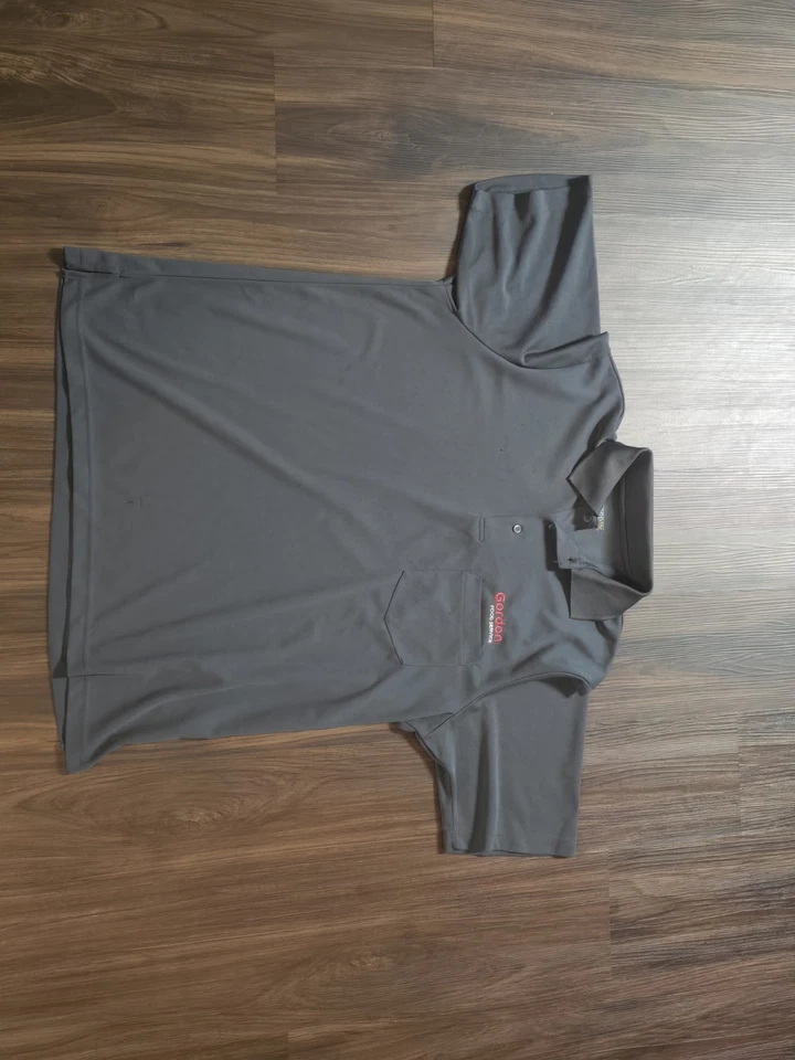 Gordon Food Service Staff Polo Shirt Mens X-Large Black Short Sleeve Uniform GFS - Image 2 of 4