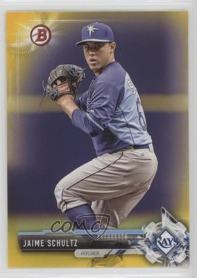 2017 Bowman Prospects Retail Yellow Jaime Schultz #BP133 1tr