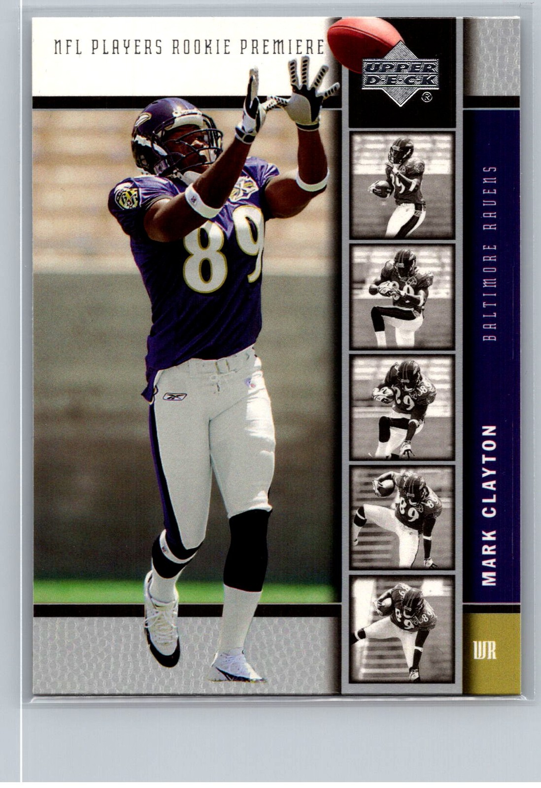 #15 Mark Clayton 2005 Upper Deck Rookie Premiere Gold Baltimore Ravens
