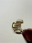 Barse Vintage Tigers Eye Pendant 925 Sterling Silver Large 2 3/4" EUC — photo 4