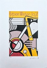 ROY LICHTENSTEIN - Aspen Winter Jazz - edizione firmata, numerata 73/150