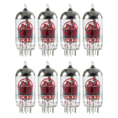 Brand New Gain Matched Octet (8) JJ Tesla Electronics 12AU7 / ECC82 Vacuum Tubes