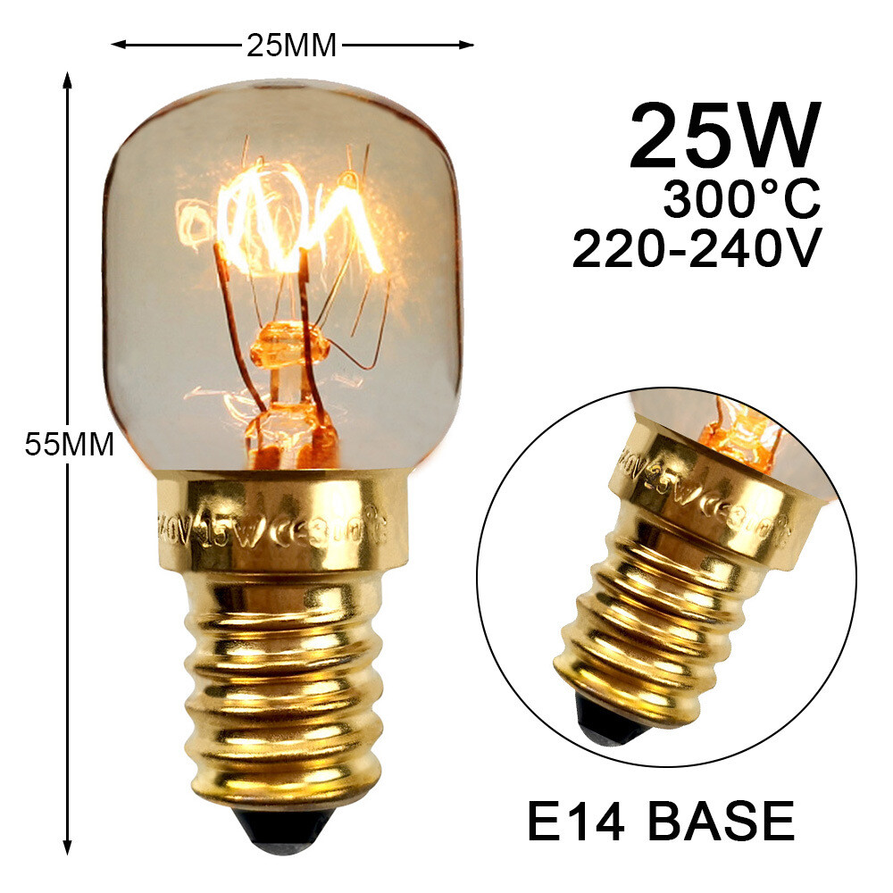up20Pcs E14 Oven Bulb Microwave Oven Lamp Globe Bulb Replacement Bulb